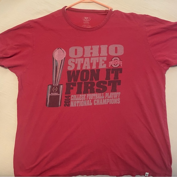 47 Other - OHIO STATE 2014 WON IT FIRST CHAMPS SHIRT